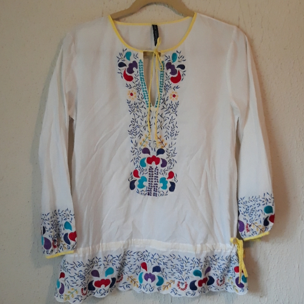 L KAS POKAS DESIGNS  WOMENS SZ100% COTTON